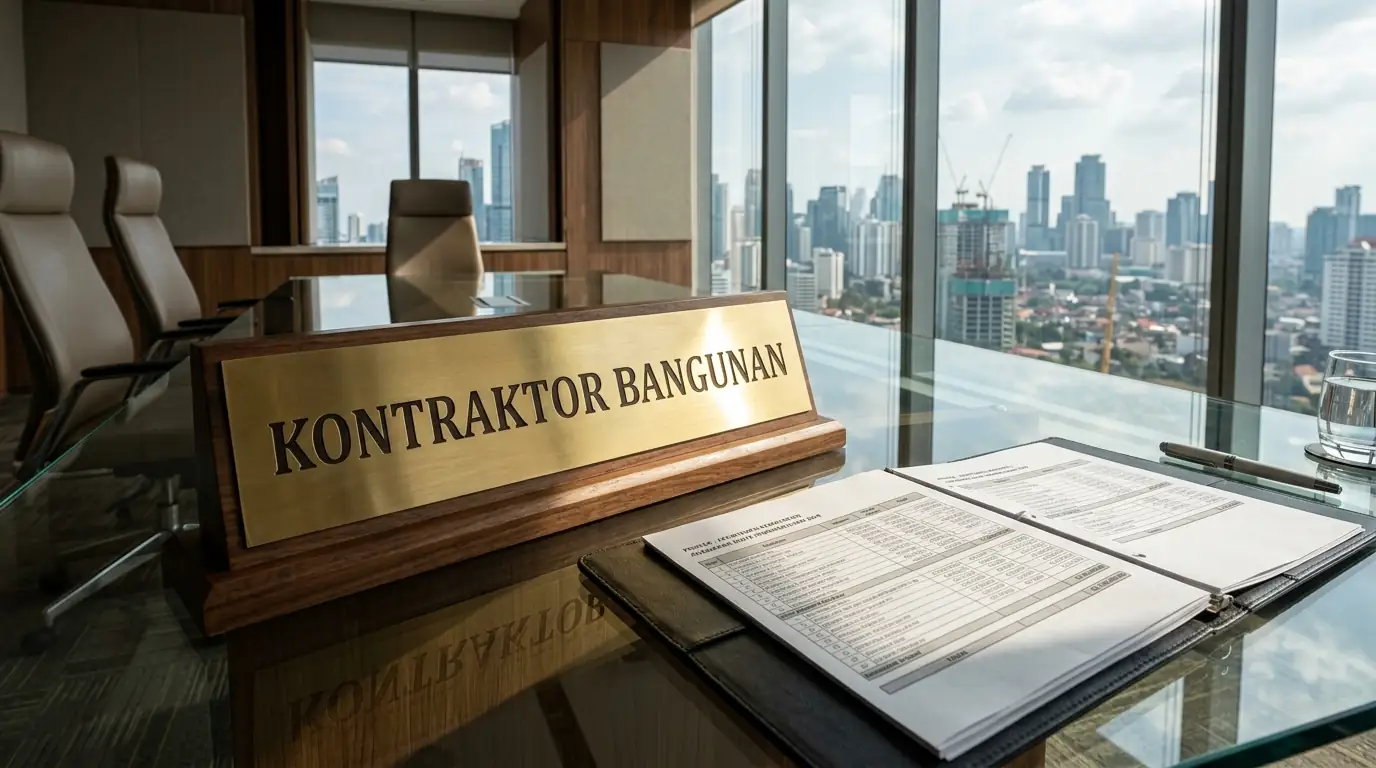 Lembar perhitungan Rencana Anggaran Biaya transparan dari Kontraktor Bangunan
