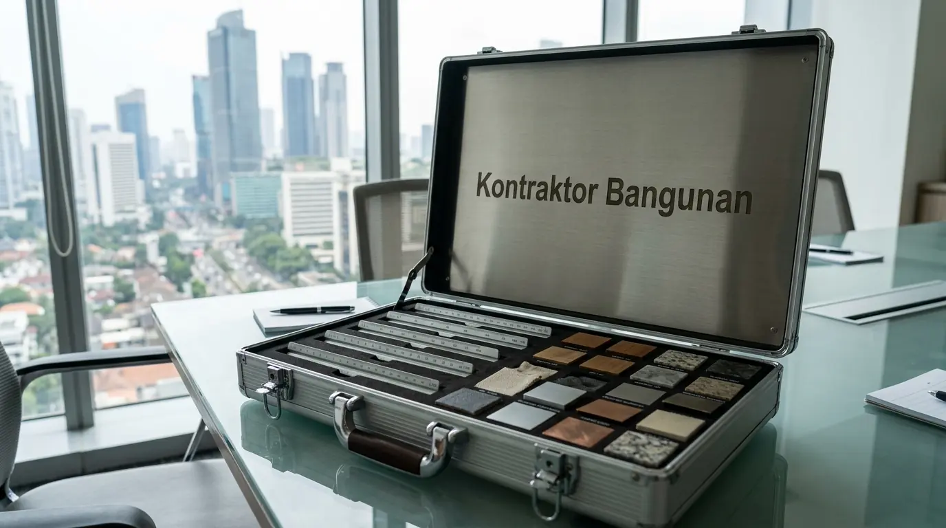 Perencanaan struktur konstruksi rumah modern oleh Kontraktor Bangunan