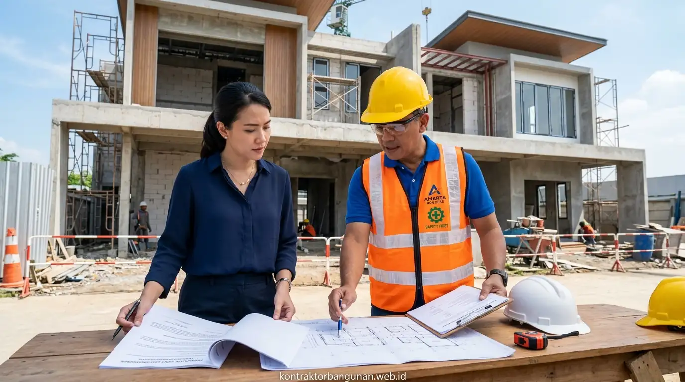 Perencanaan dan dokumen teknis pembangunan rumah bersama kontraktor profesional